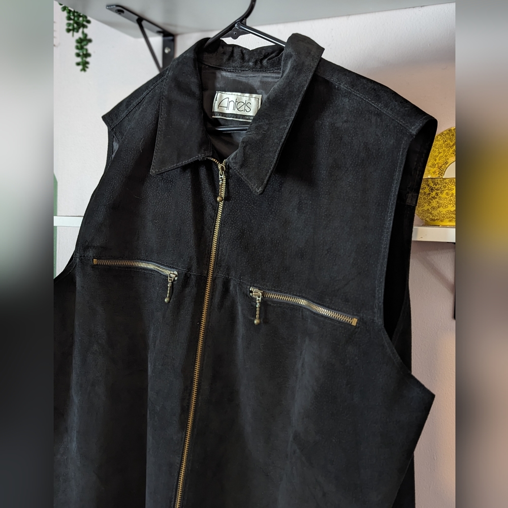 Plus size Antels suede vest